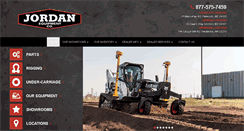 Desktop Screenshot of jordanequipment.com
